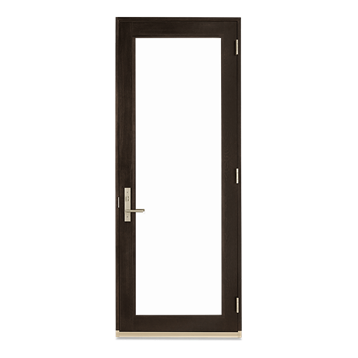 Marvin Signature Ultimate Inswing French Door One Panel Espresso Stain